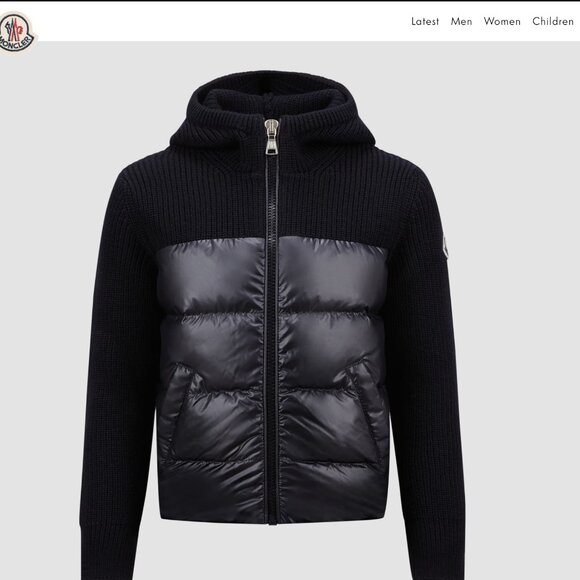 Moncler Wool Zip-Up Hoodie - Picture 10 of 10
